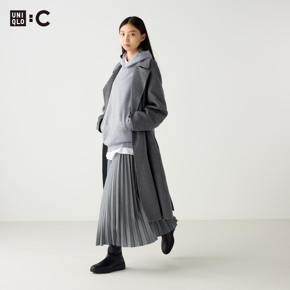 Длинная плиссированная юбка Uniqlo