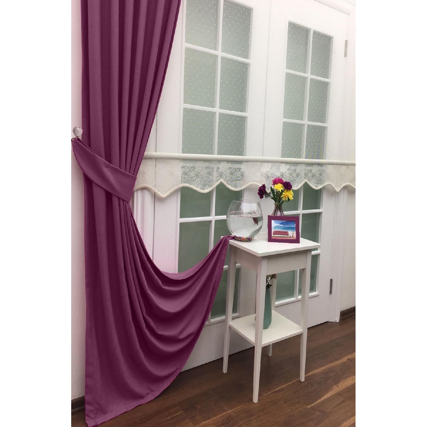 Нормальная плиссированная занавеска Фиолетовый